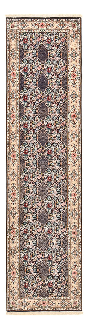 Läufer Perser - Ghom - Royal - 300 x 80 cm - dunkelblau