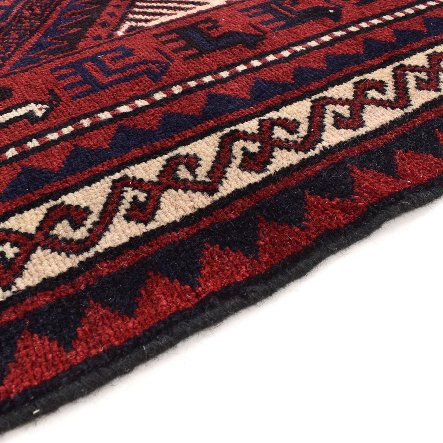 Perserteppich - Nomadic - 260 x 217 cm - bordeauxrot