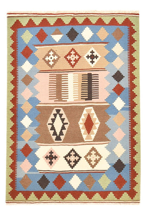 Kelim Teppich - Oriental - 144 x 102 cm - mehrfarbig