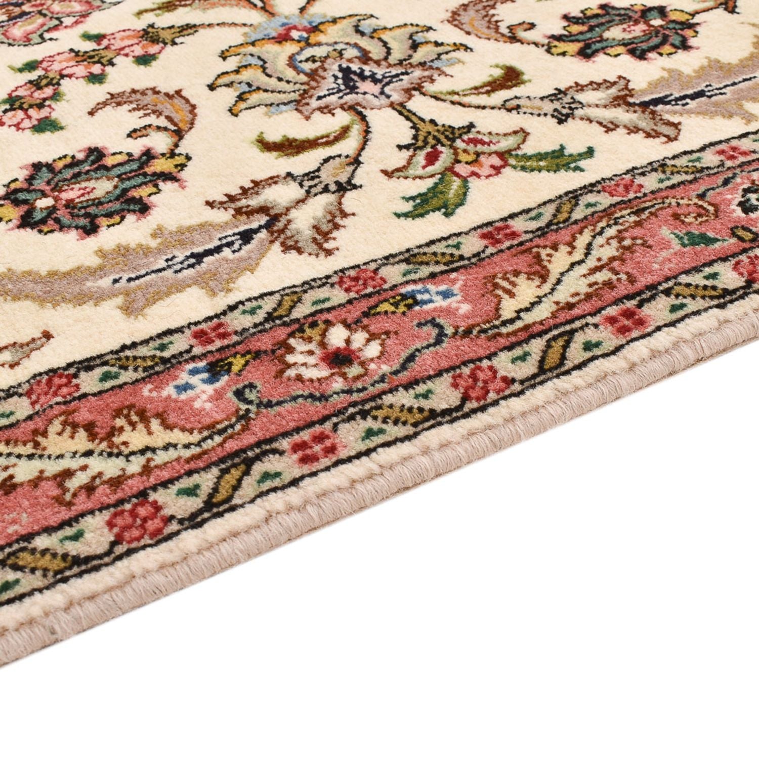 Läufer Perser - Täbriz - Premium - 302 x 72 cm - sand