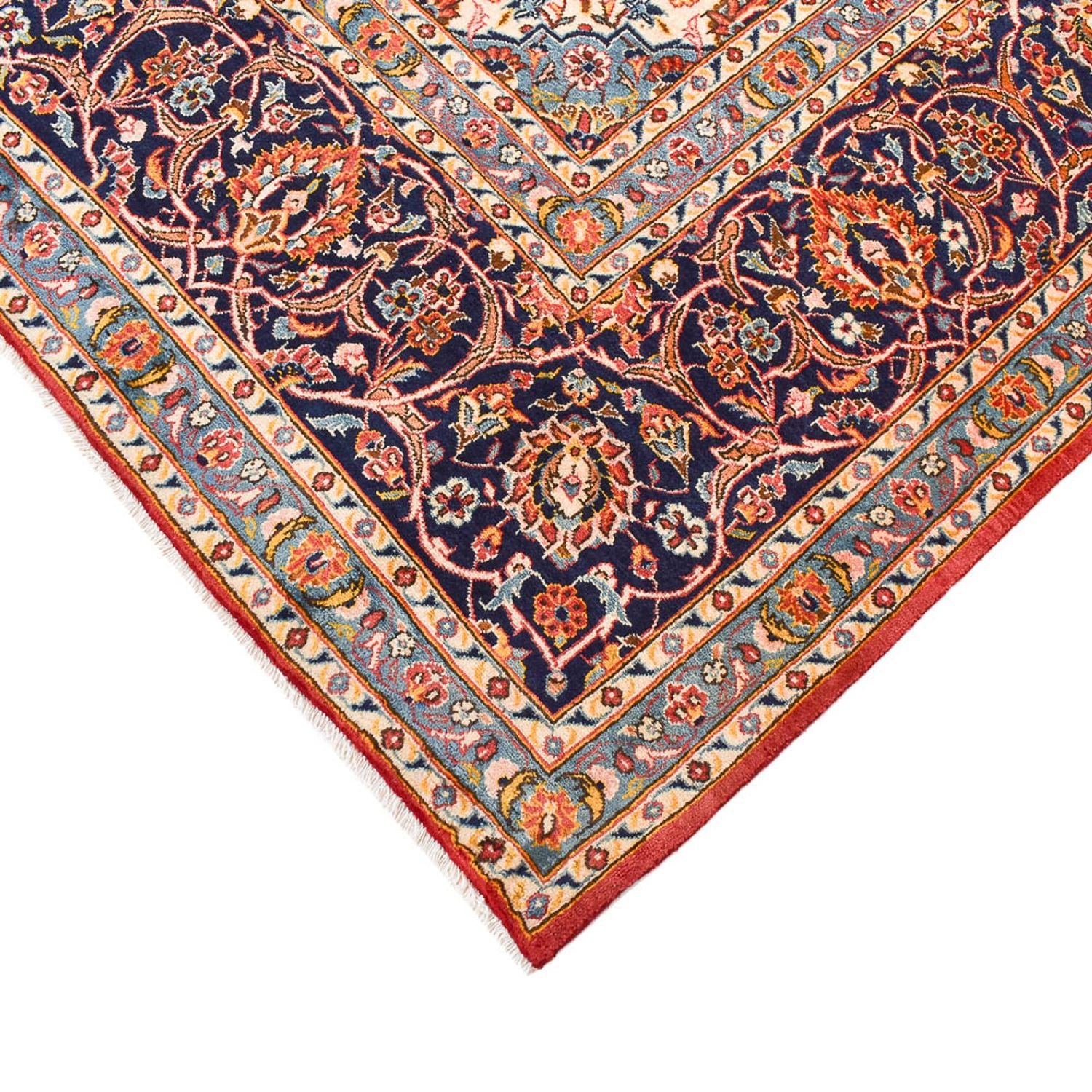 Perserteppich - Keshan - 412 x 300 cm - rot