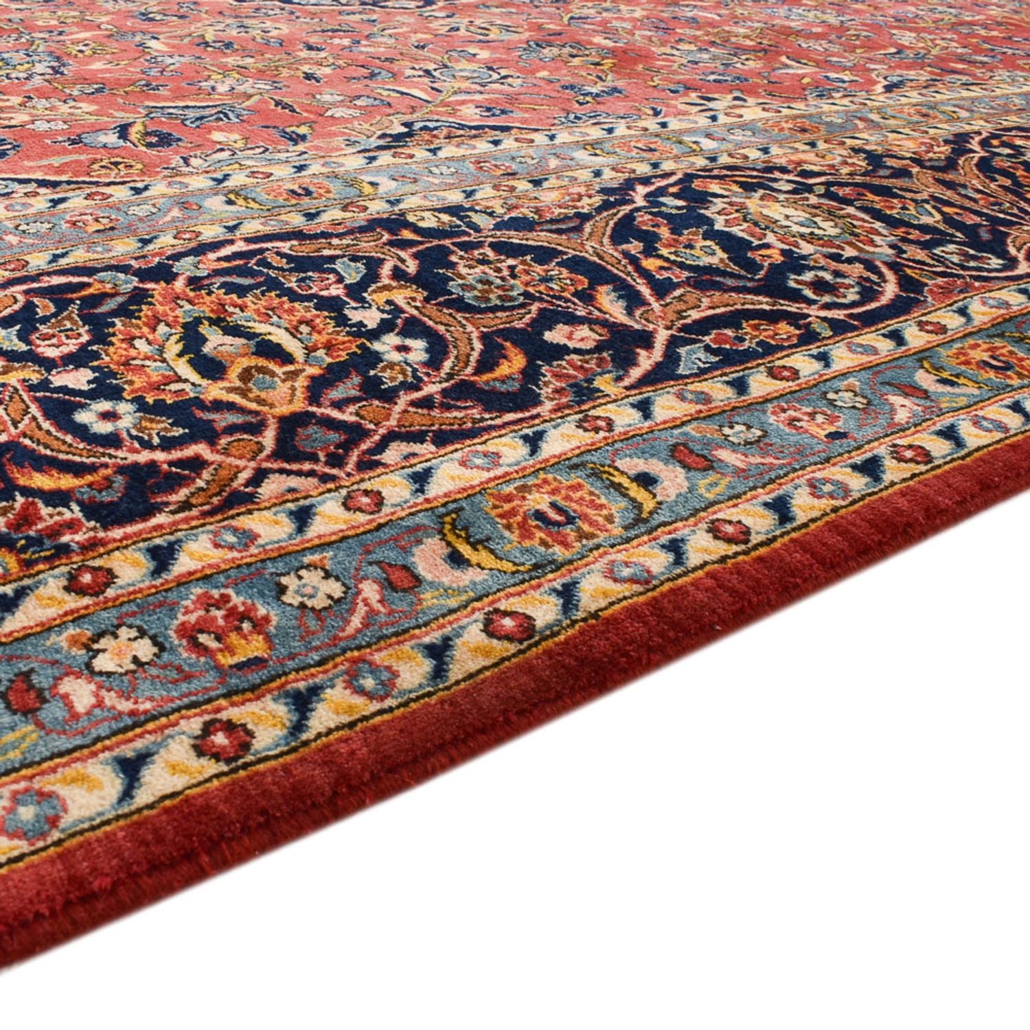 Perserteppich - Keshan - 412 x 300 cm - rot