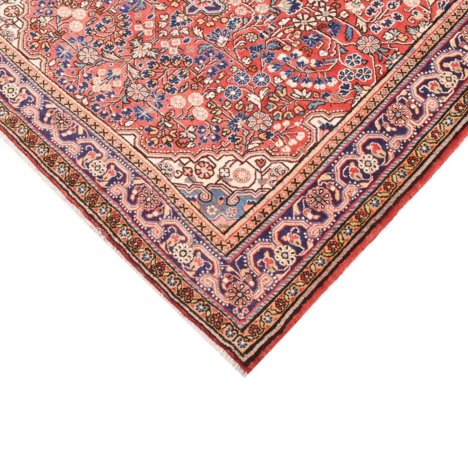 Perserteppich - Nomadic - 201 x 136 cm - mehrfarbig