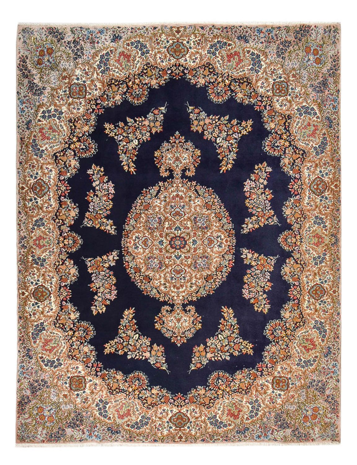 Perserteppich - Royal - 340 x 257 cm - dunkelblau