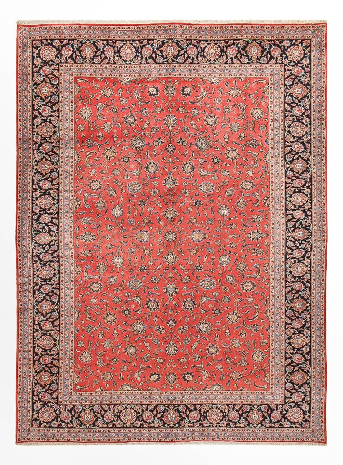 Perserteppich - Keshan - 415 x 297 cm - rot