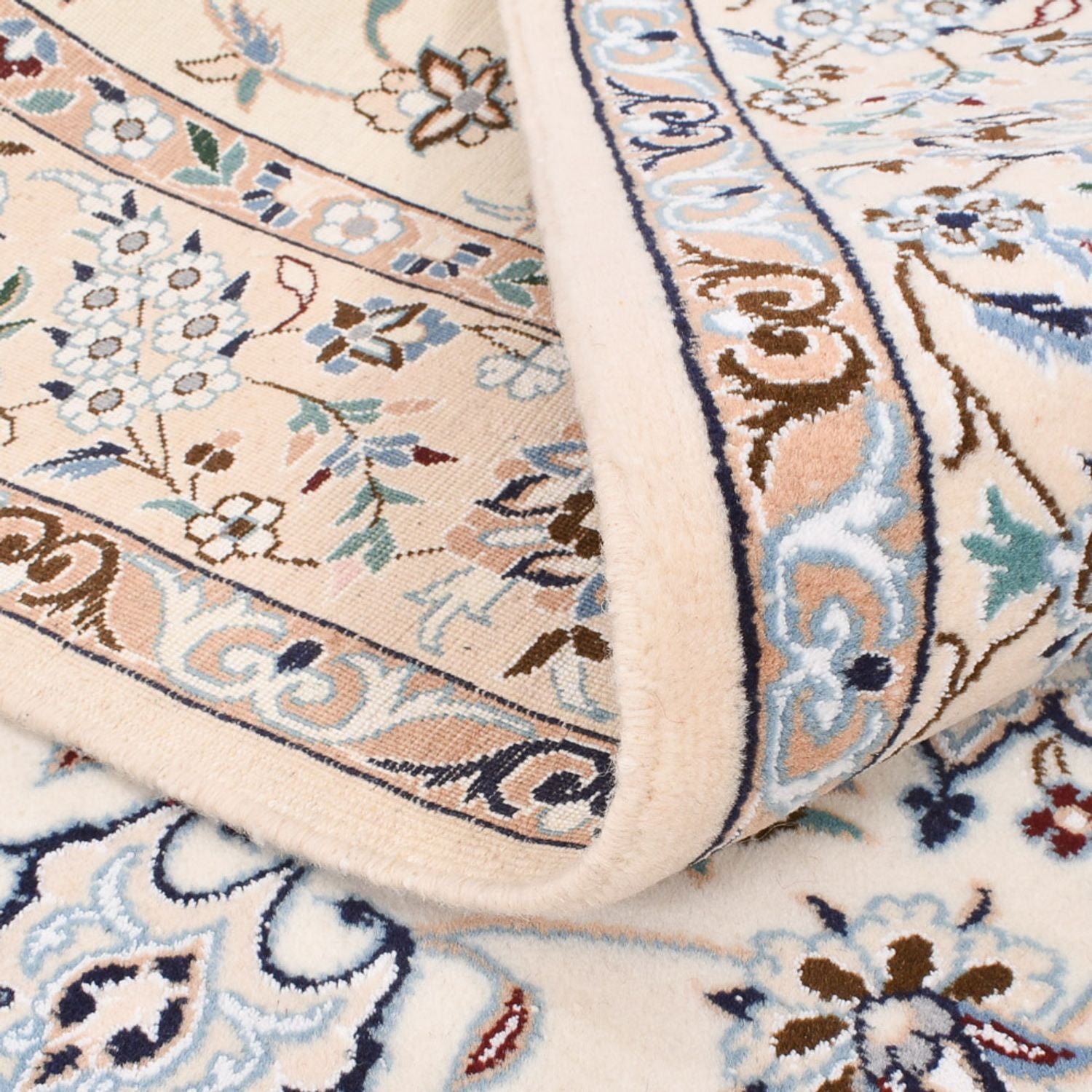 Perserteppich - Nain - Royal - 245 x 158 cm - creme