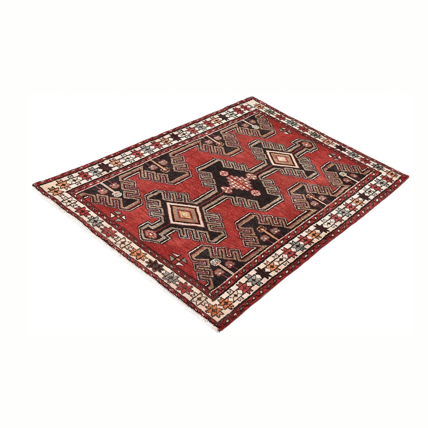 Perserteppich - Nomadic - 153 x 100 cm - rot