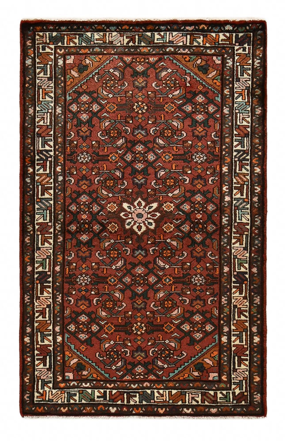 Perserteppich - Nomadic - 163 x 100 cm - dunkelrot