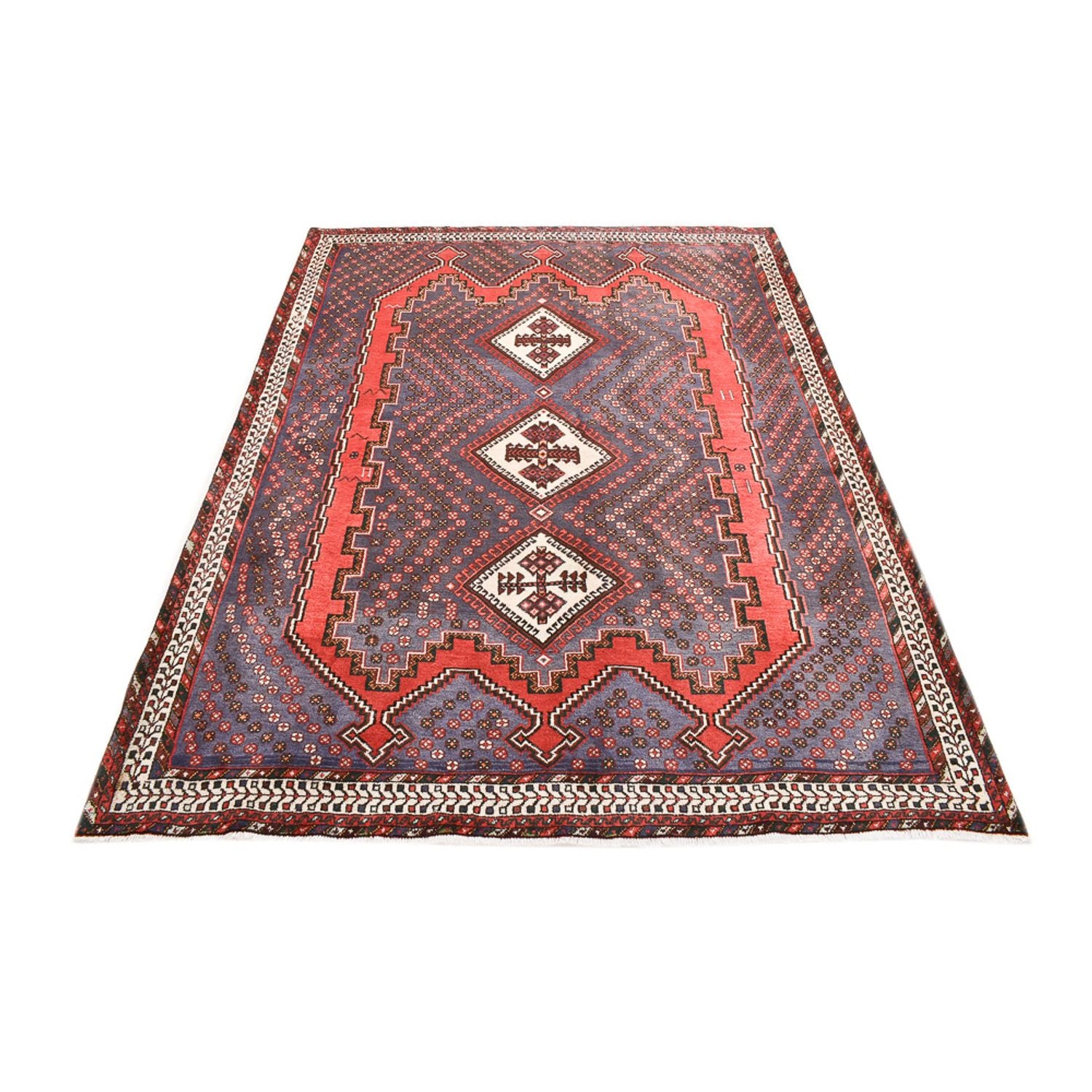 Perserteppich - Nomadic - 241 x 180 cm - rost