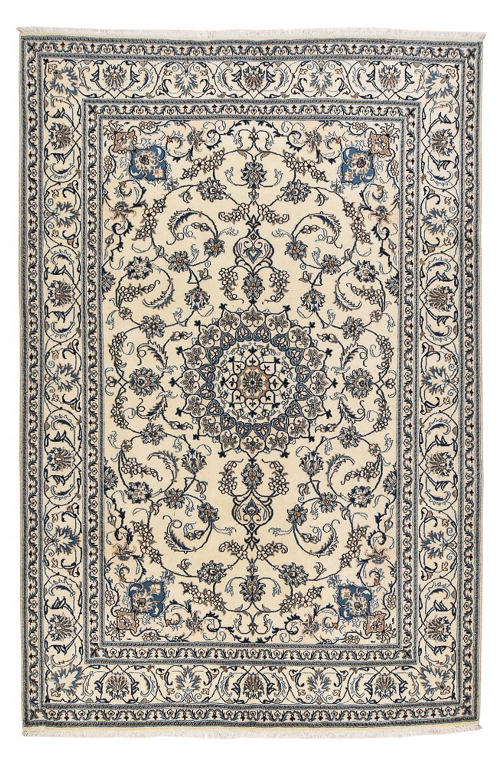 Perserteppich - Nain - 295 x 194 cm - beige
