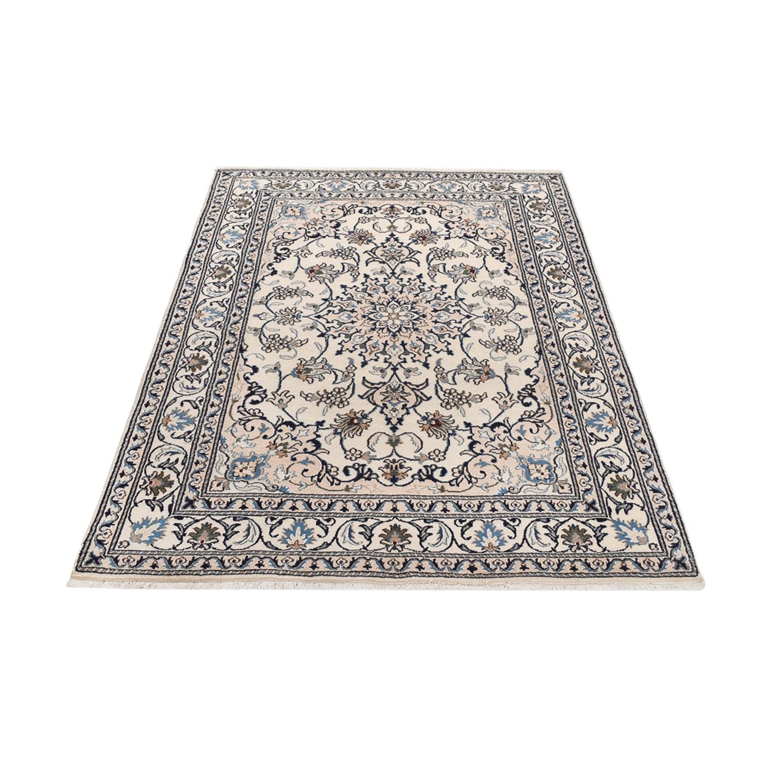 Perserteppich - Nain - 202 x 146 cm - creme