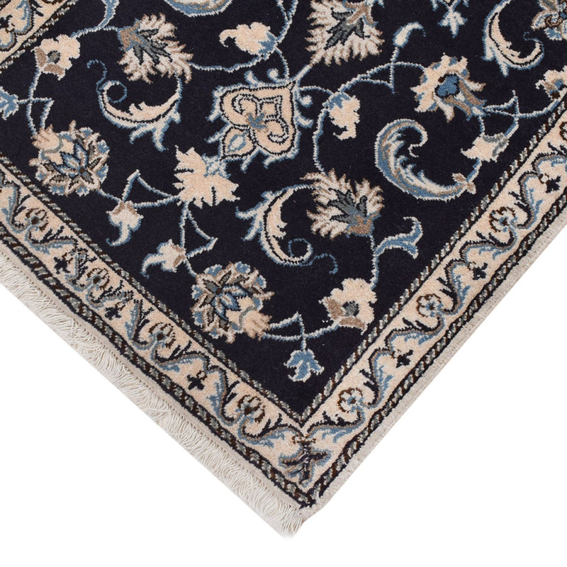 Perserteppich - Nain - 132 x 72 cm - dunkelblau