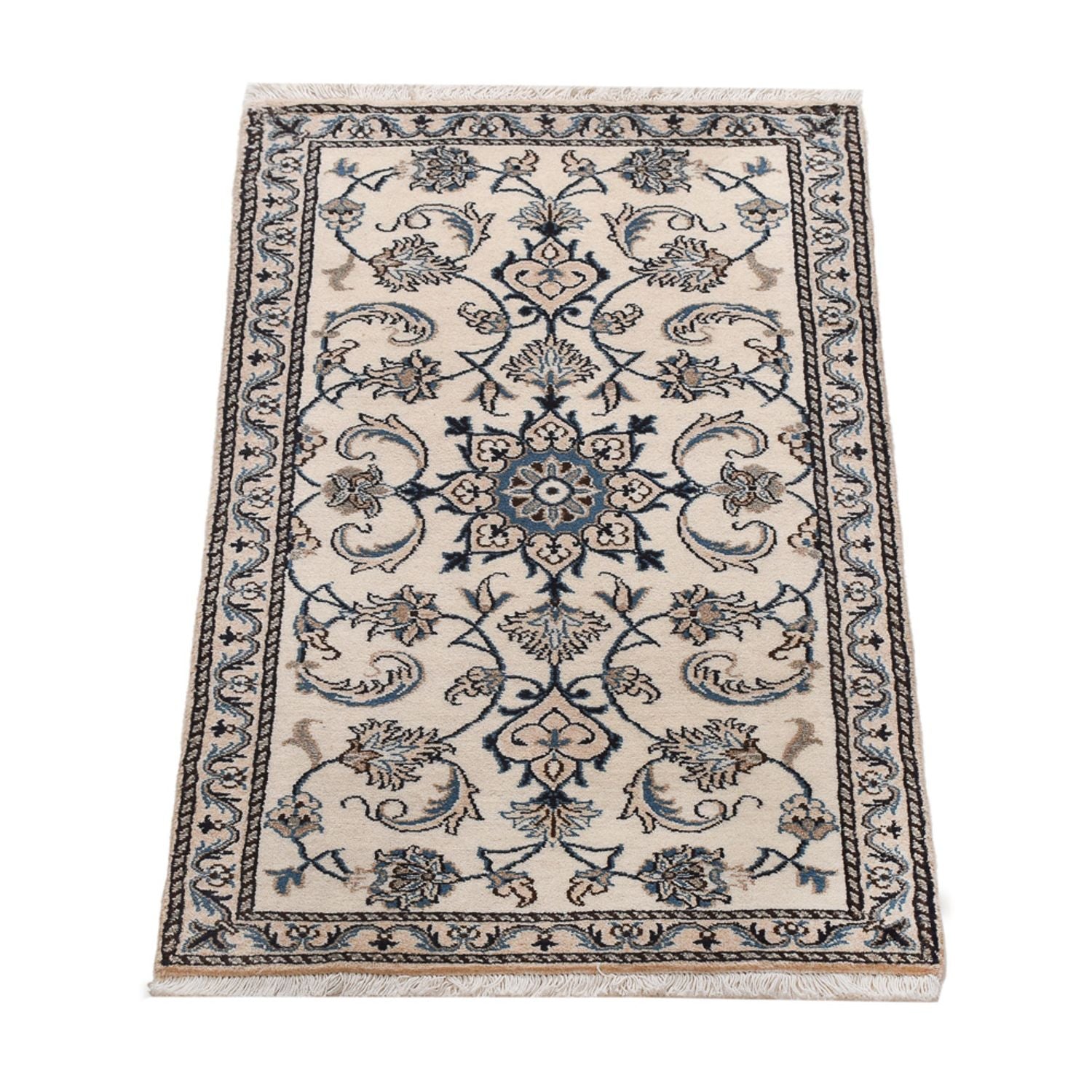 Perserteppich - Nain - 140 x 69 cm - creme