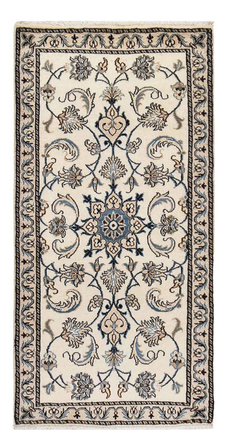 Perserteppich - Nain - 142 x 69 cm - creme