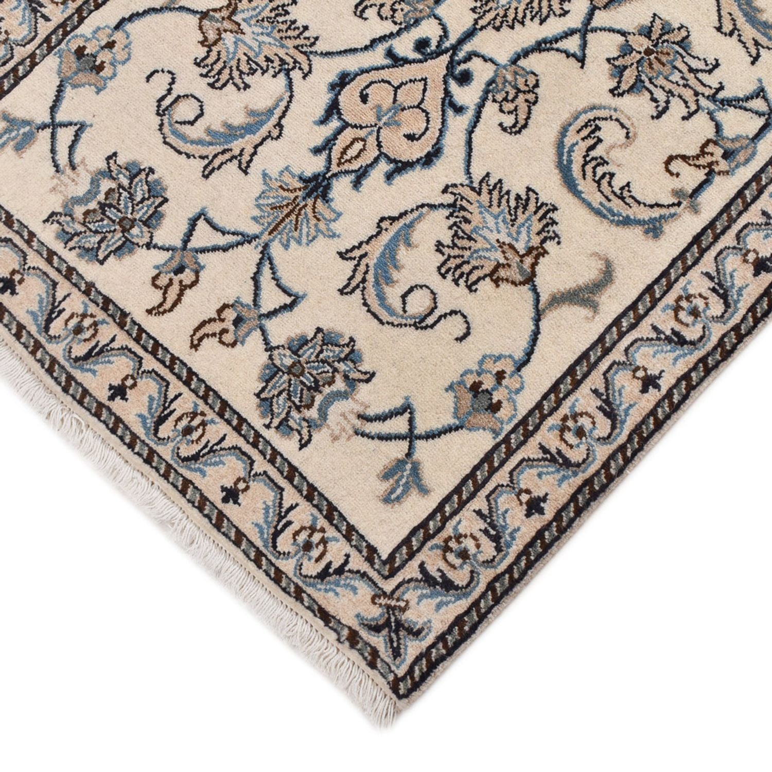 Perserteppich - Nain - 142 x 69 cm - creme