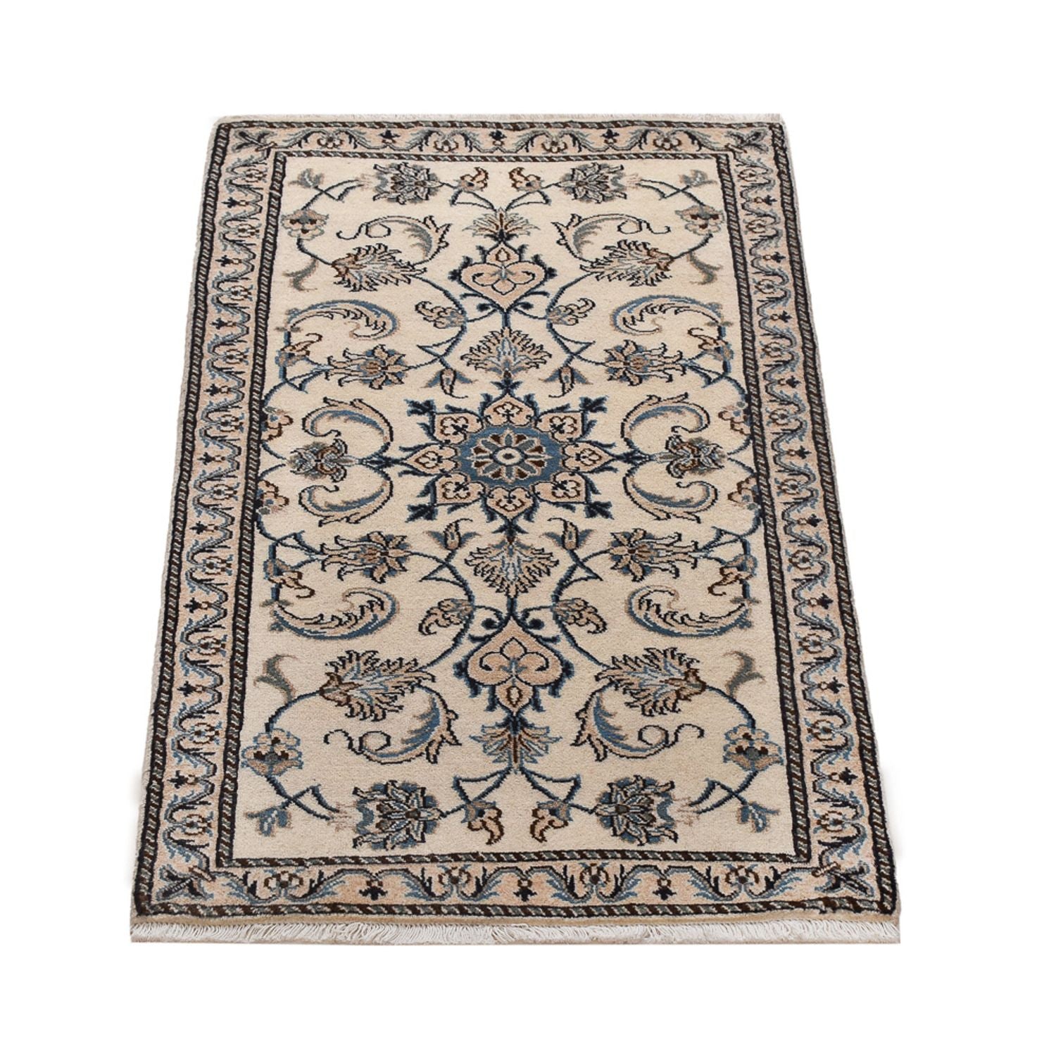 Perserteppich - Nain - 142 x 69 cm - creme