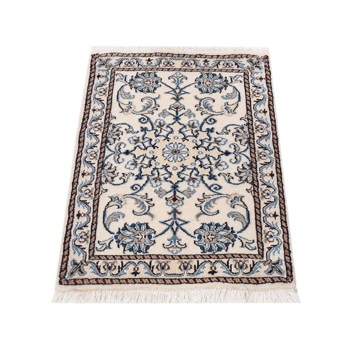 Perserteppich - Nain - 85 x 56 cm - creme