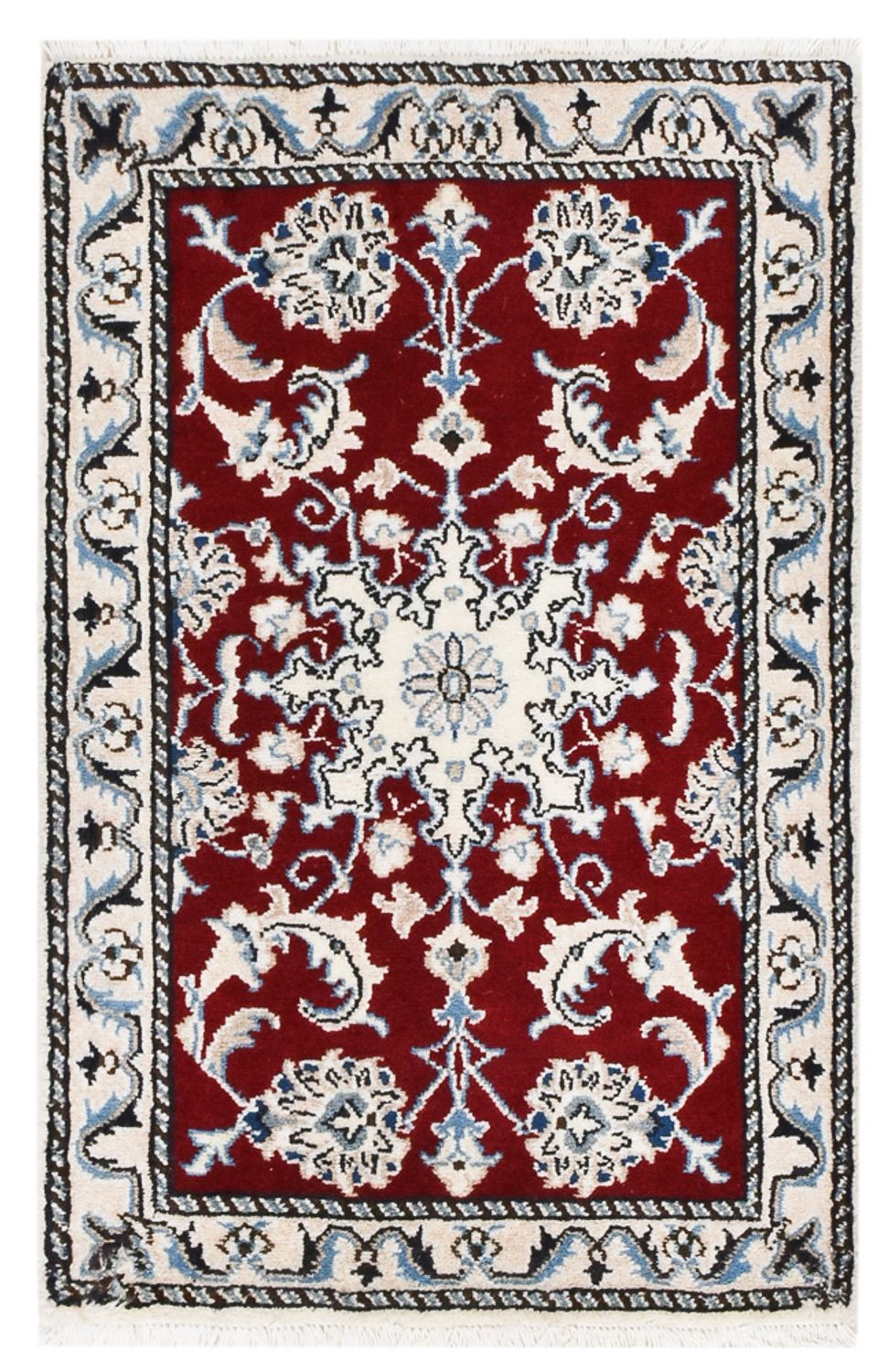 Perserteppich - Nain - 87 x 56 cm - rot
