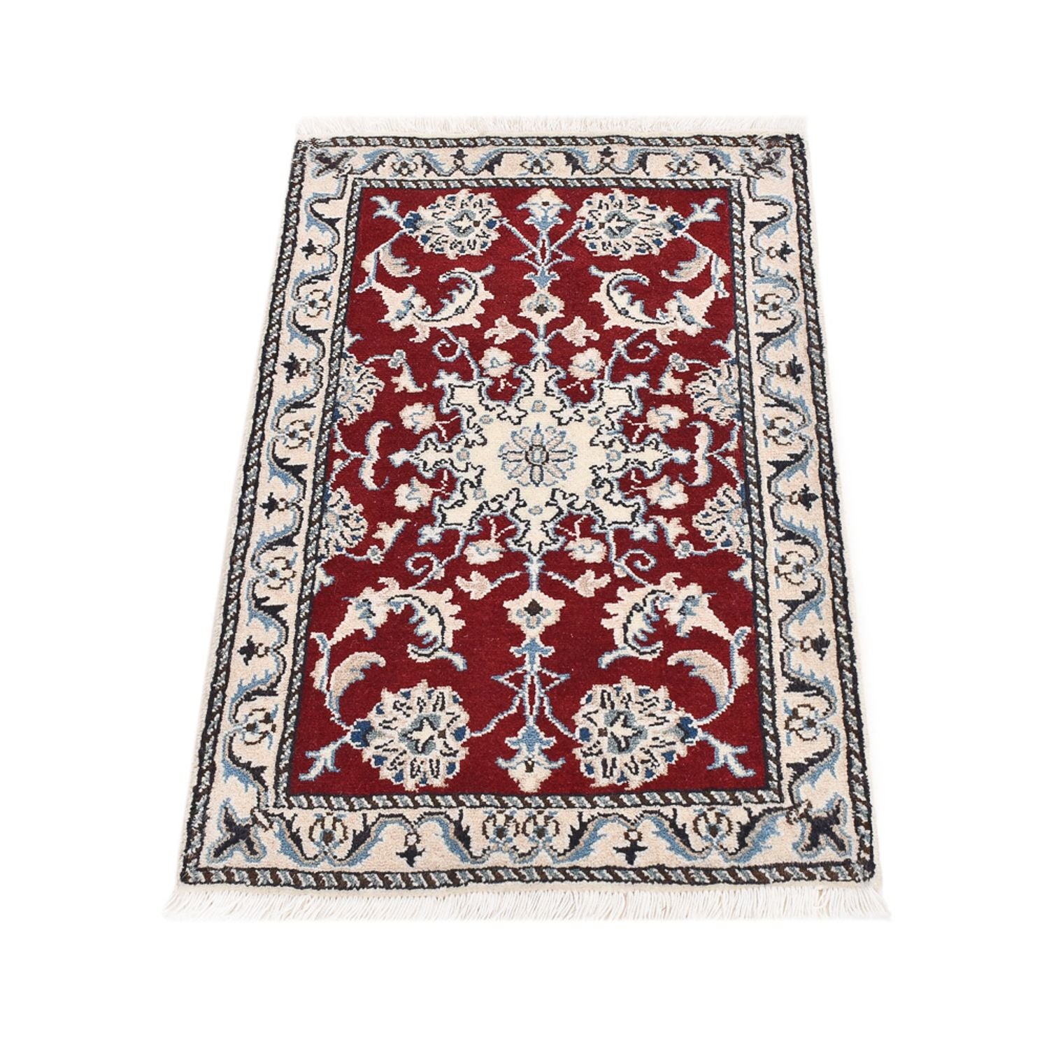 Perserteppich - Nain - 87 x 56 cm - rot