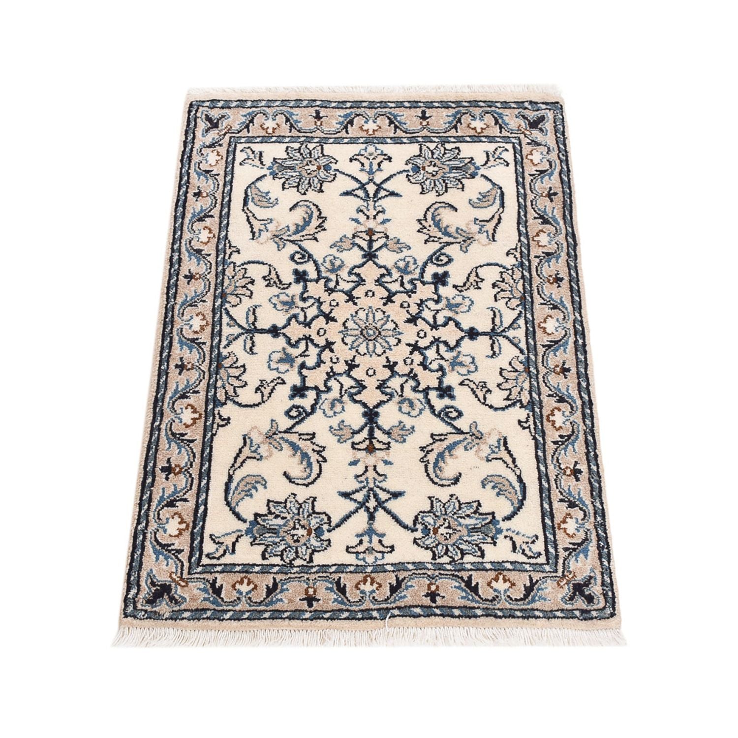 Perserteppich - Nain - 84 x 56 cm - creme