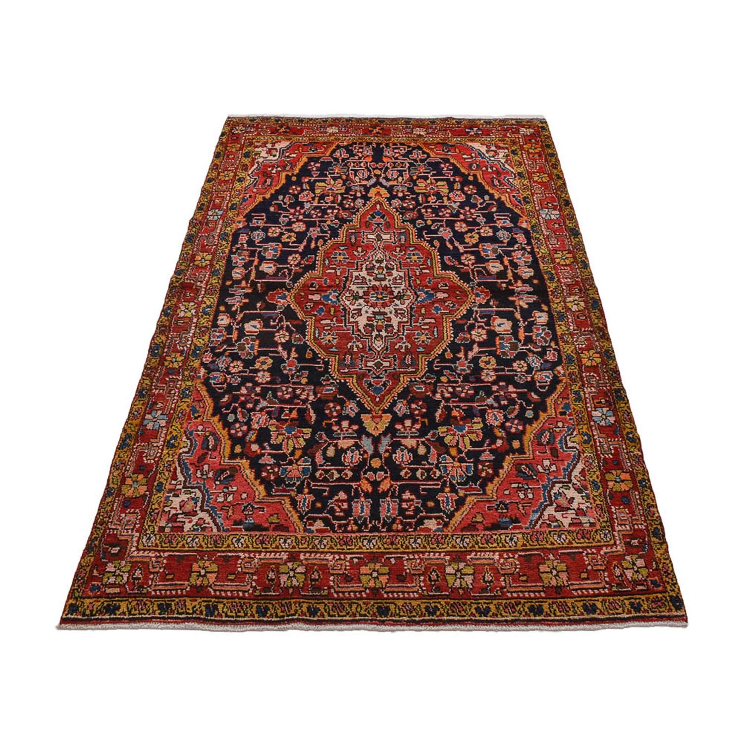 Perserteppich - Nomadic - 226 x 135 cm - dunkelblau