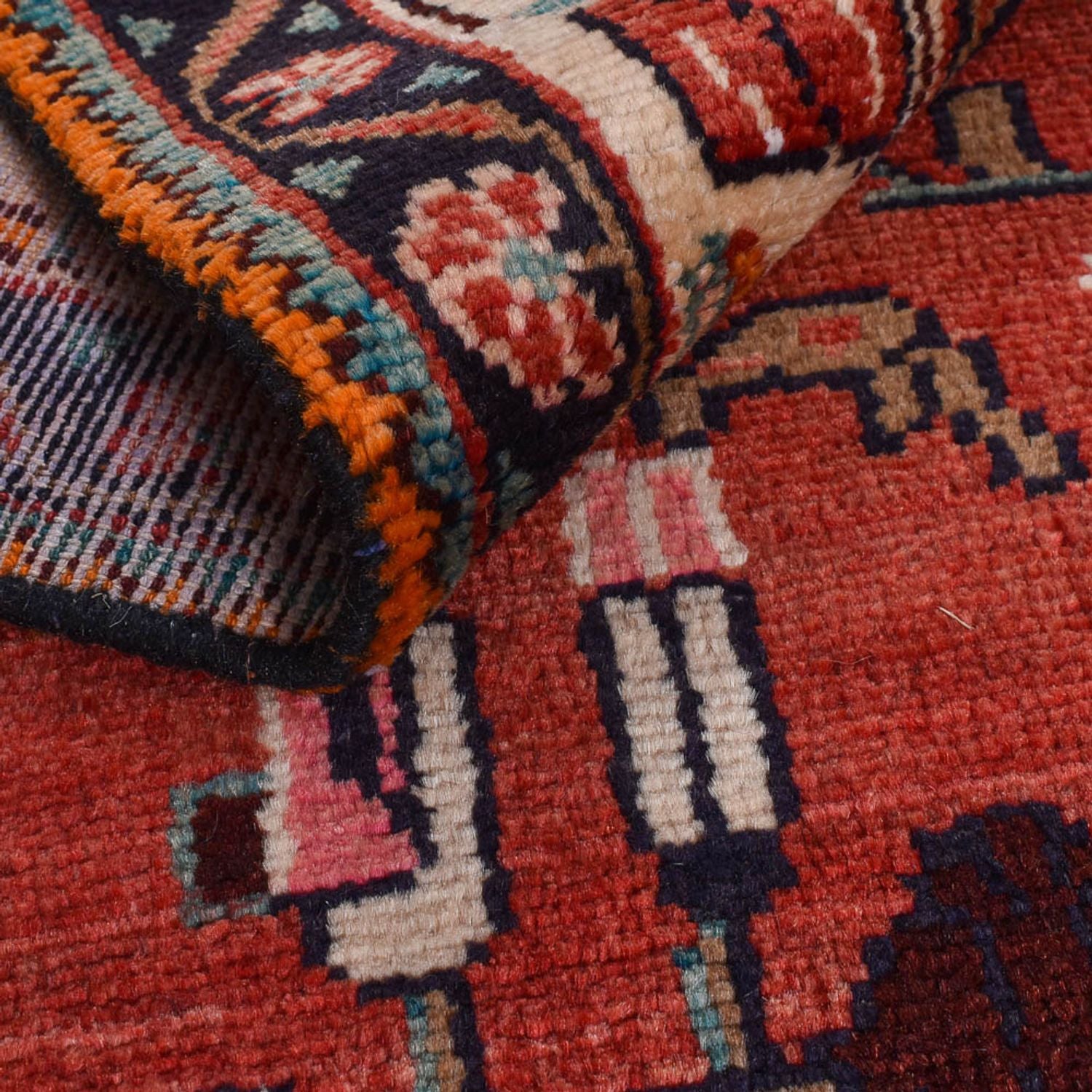 Perserteppich - Nomadic - 280 x 151 cm - rot