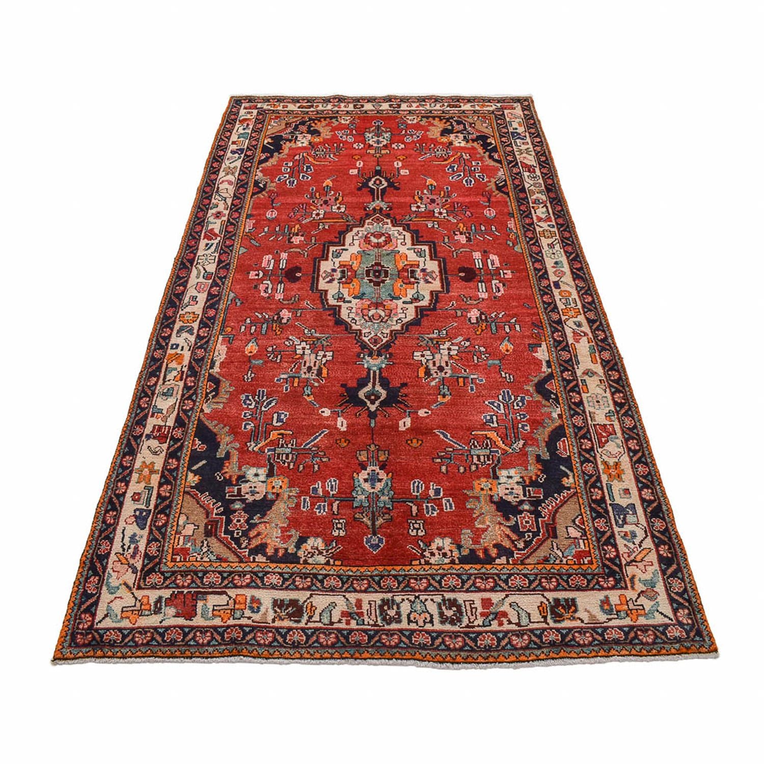 Perserteppich - Nomadic - 280 x 151 cm - rot