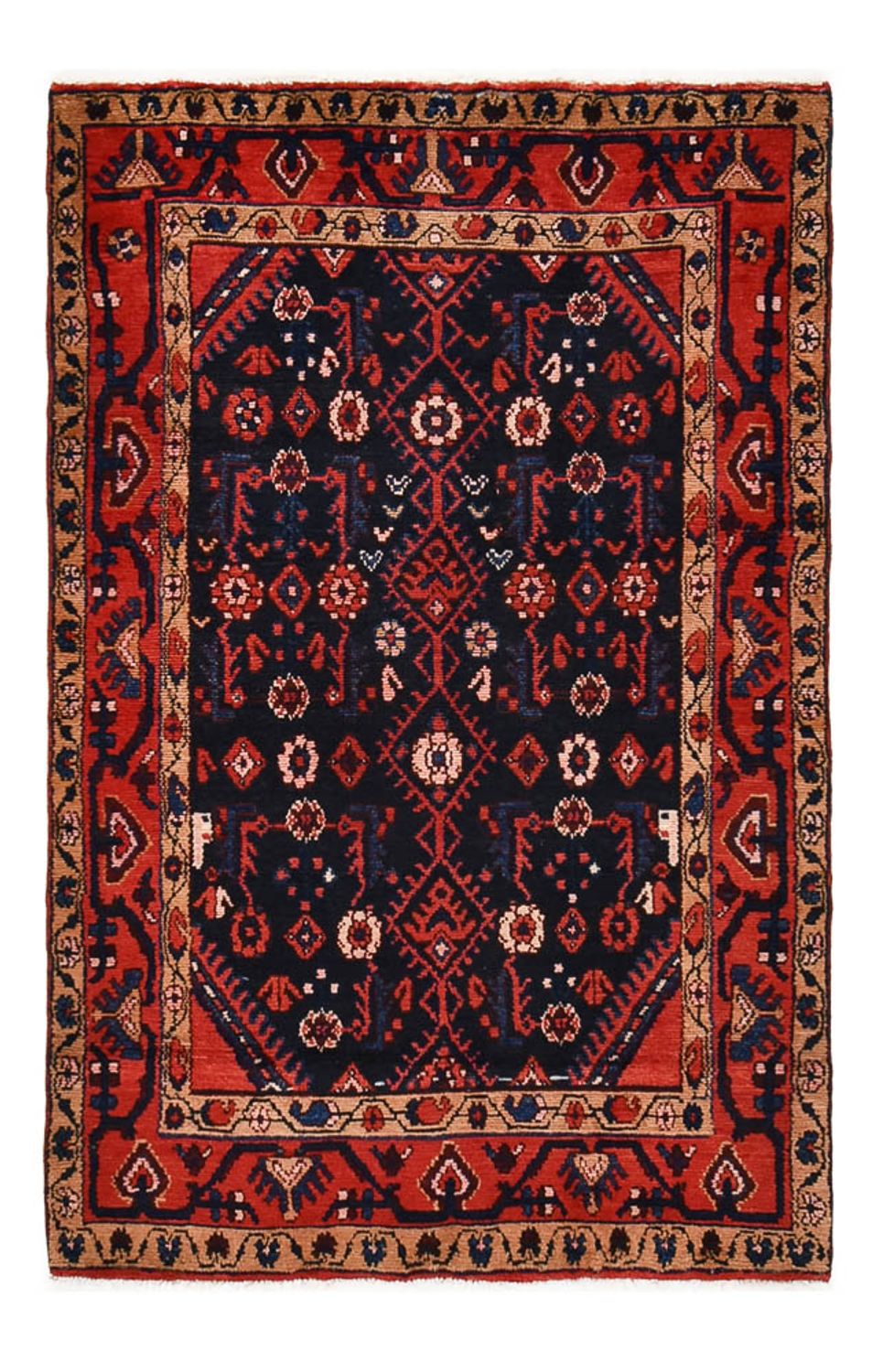 Perserteppich - Nomadic - 173 x 111 cm - dunkelblau