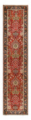 Läufer Perser - Täbriz - 400 x 92 cm - rot