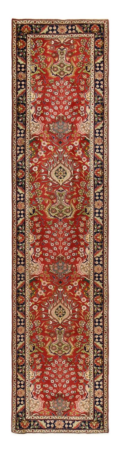 Läufer Perser - Täbriz - 400 x 92 cm - rot