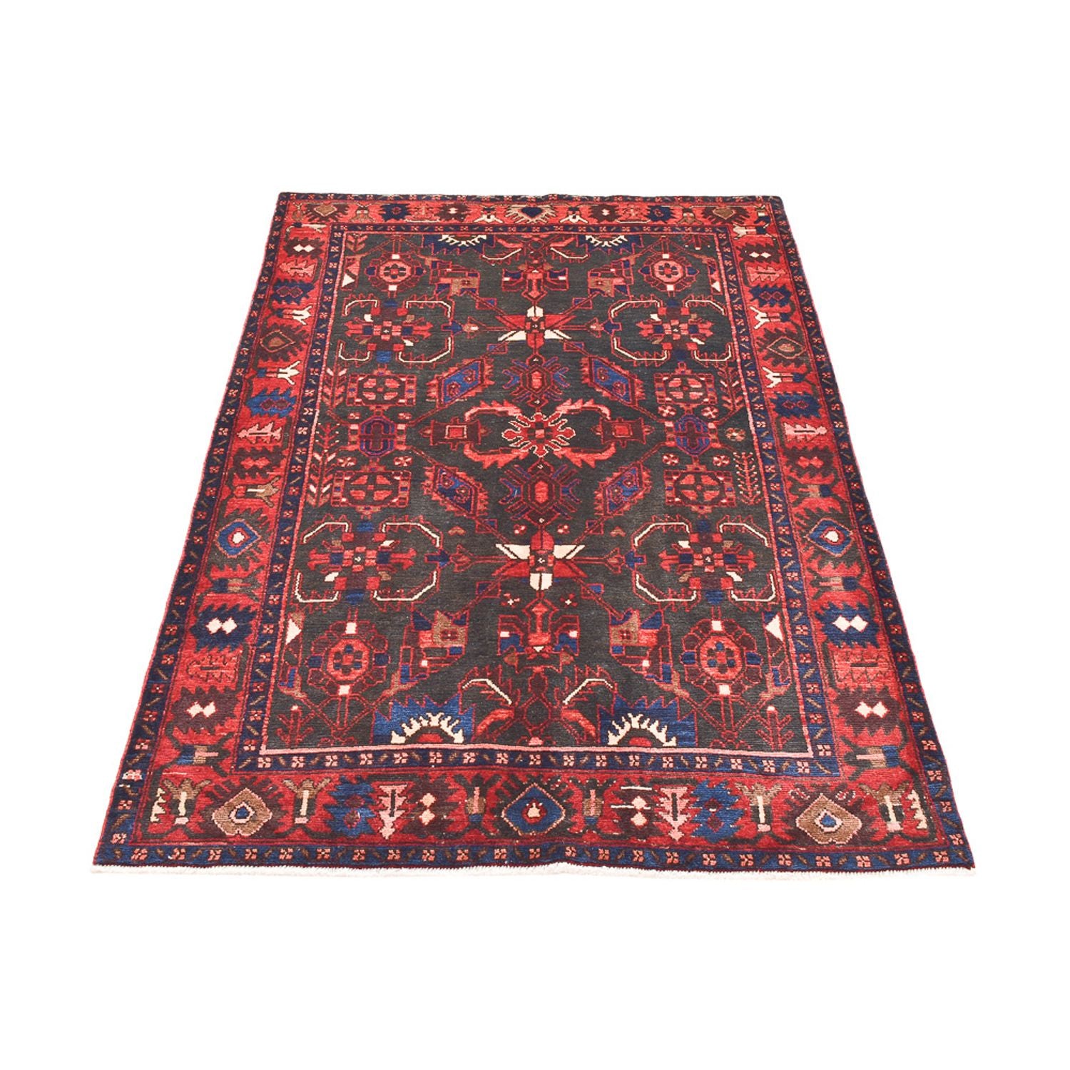 Perserteppich - Nomadic - 212 x 139 cm - rot