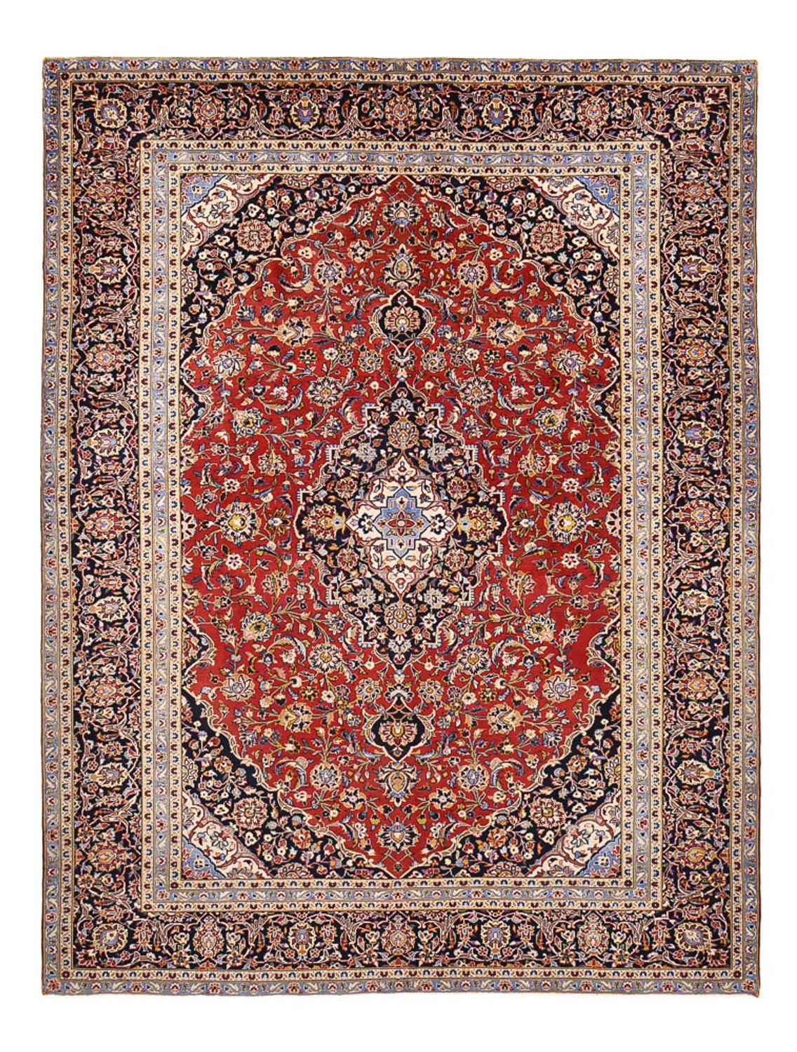 Perserteppich - Keshan - 378 x 285 cm - rot