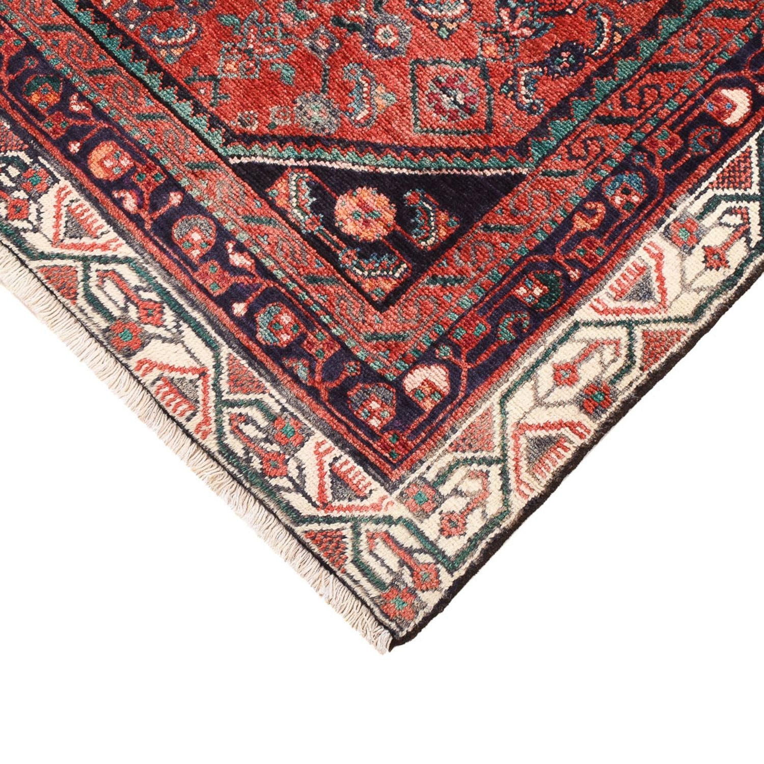 Perserteppich - Nomadic - 169 x 120 cm - hellrot