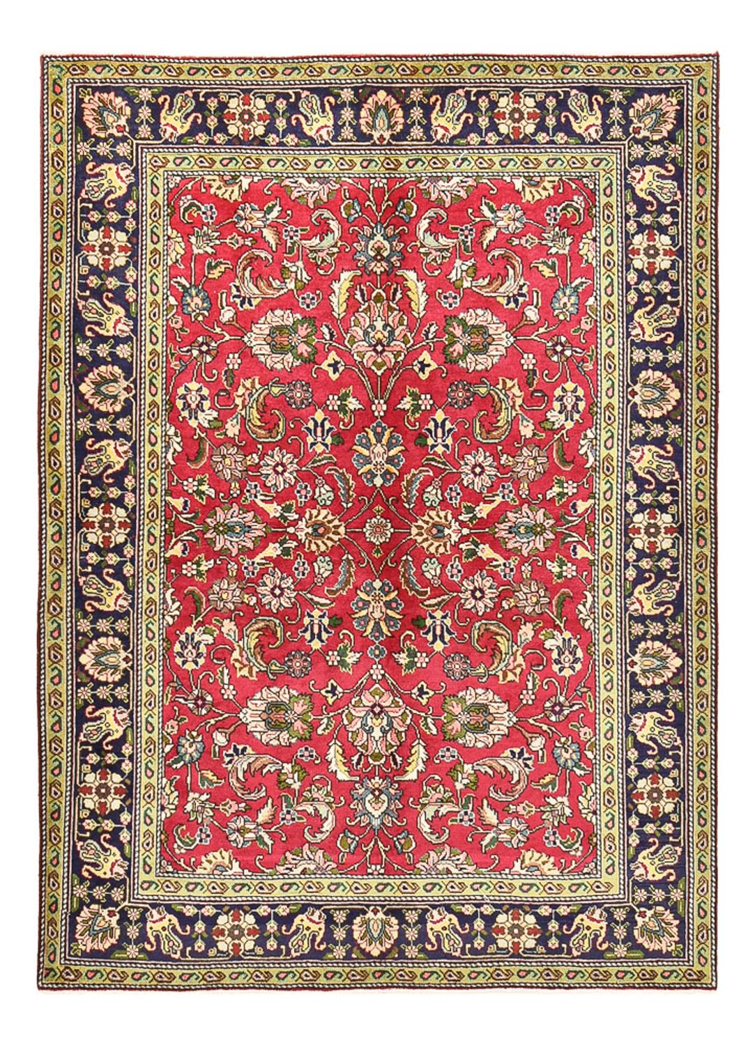 Perserteppich - Täbriz - 198 x 142 cm - rot