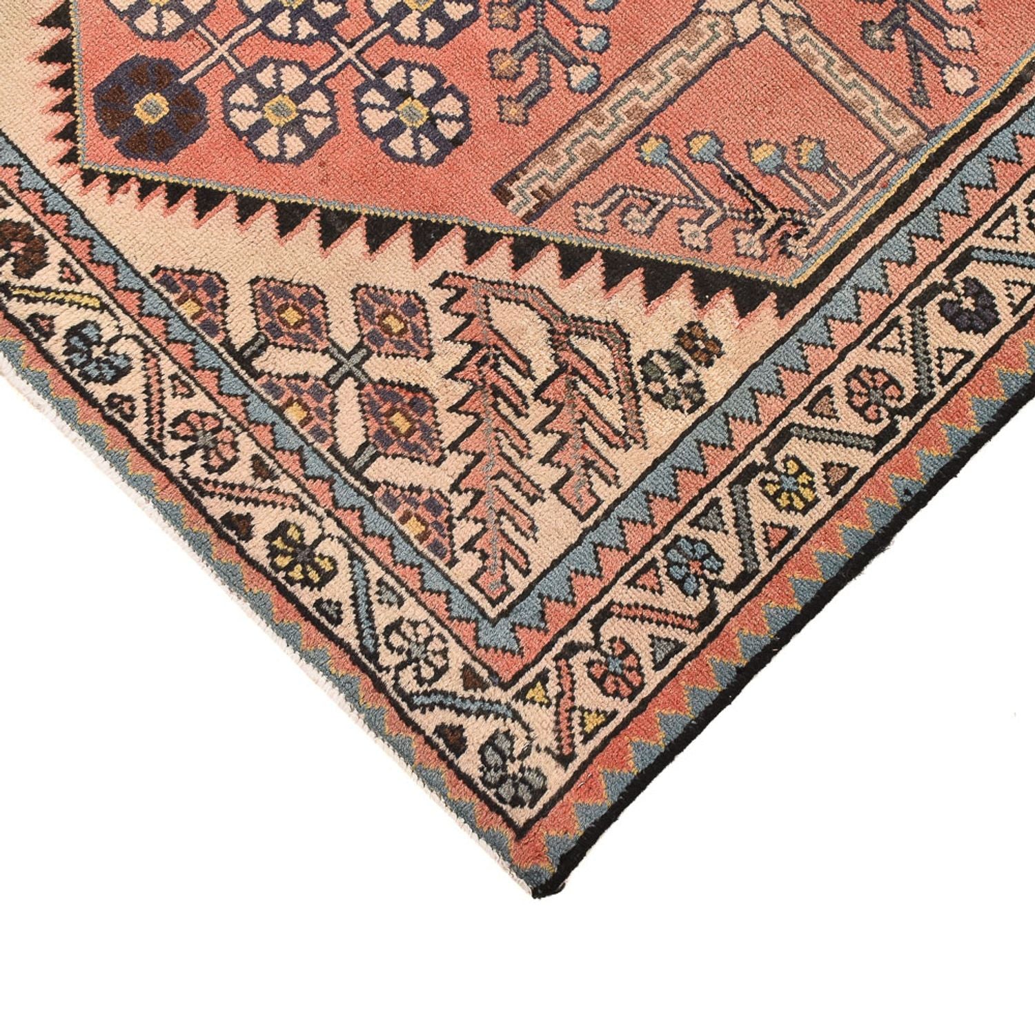 Perserteppich - Nomadic - 141 x 103 cm - hellrot