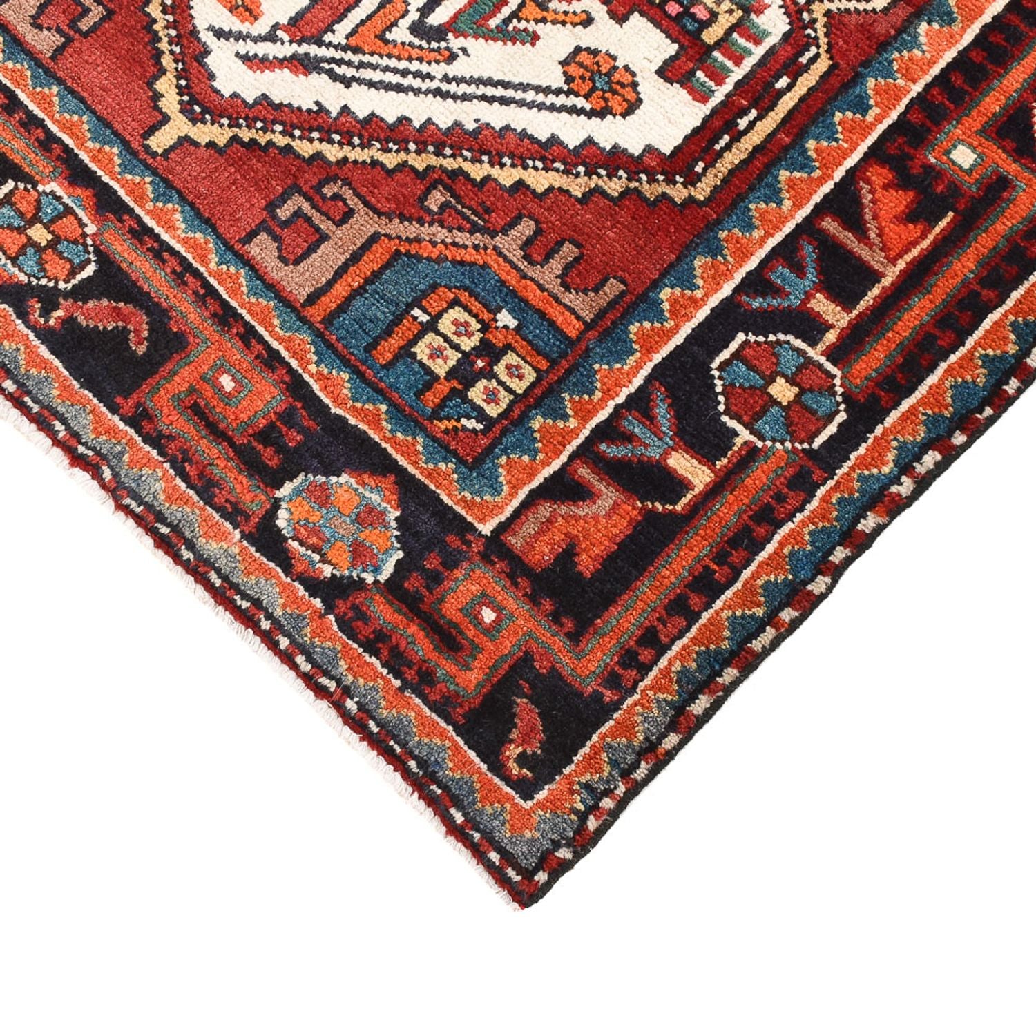 Perserteppich - Nomadic - 142 x 93 cm - mehrfarbig