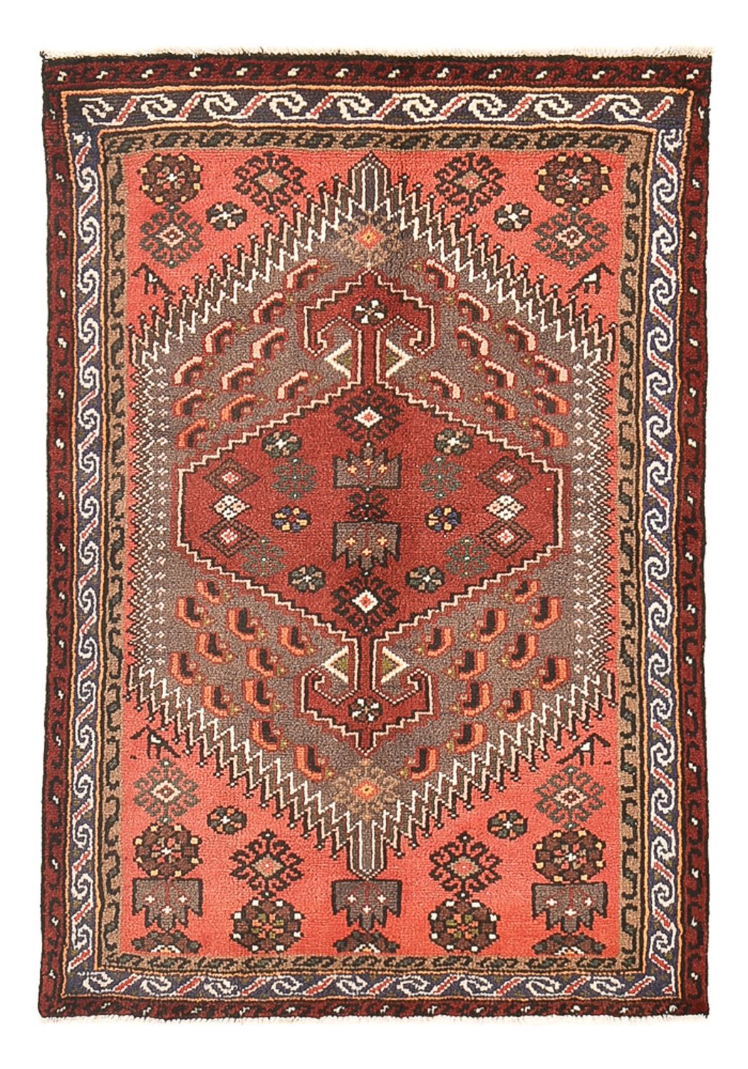Perserteppich - Bidjar - 136 x 96 cm - hellrot