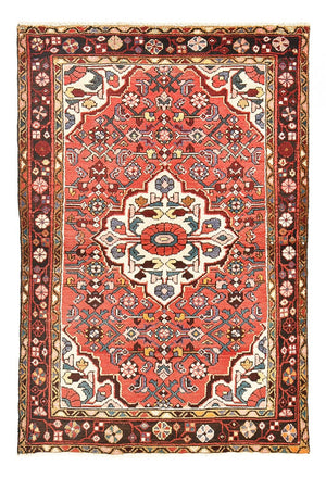 Perserteppich - Nomadic - 151 x 99 cm - hellrot