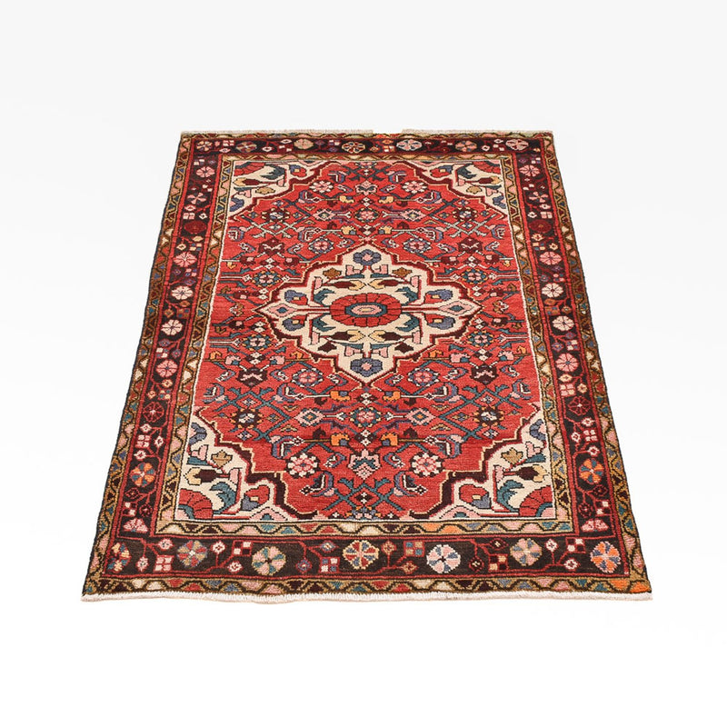 Perserteppich - Nomadic - 151 x 99 cm - hellrot