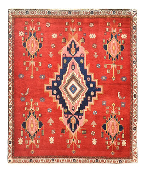 Läufer Perser - Nomadic - 129 x 107 cm - rot