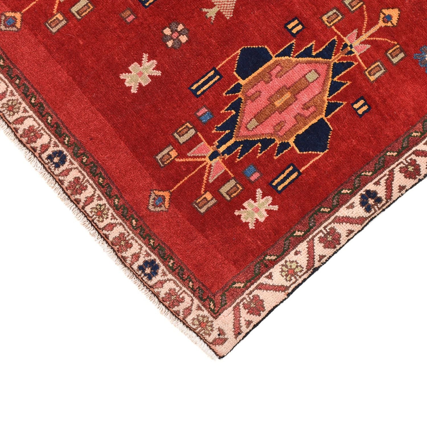 Läufer Perser - Nomadic - 129 x 107 cm - rot