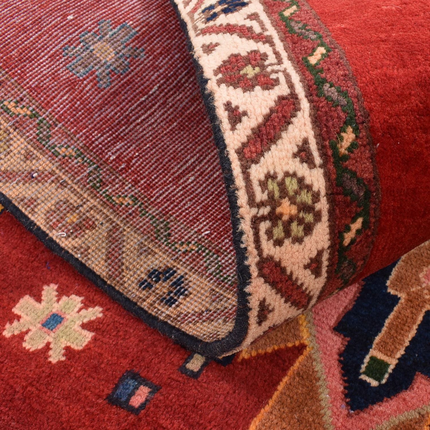Läufer Perser - Nomadic - 129 x 107 cm - rot