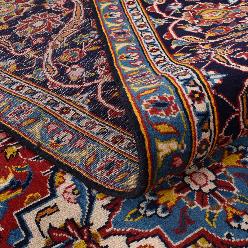 Perserteppich - Keshan - 381 x 292 cm - dunkelblau