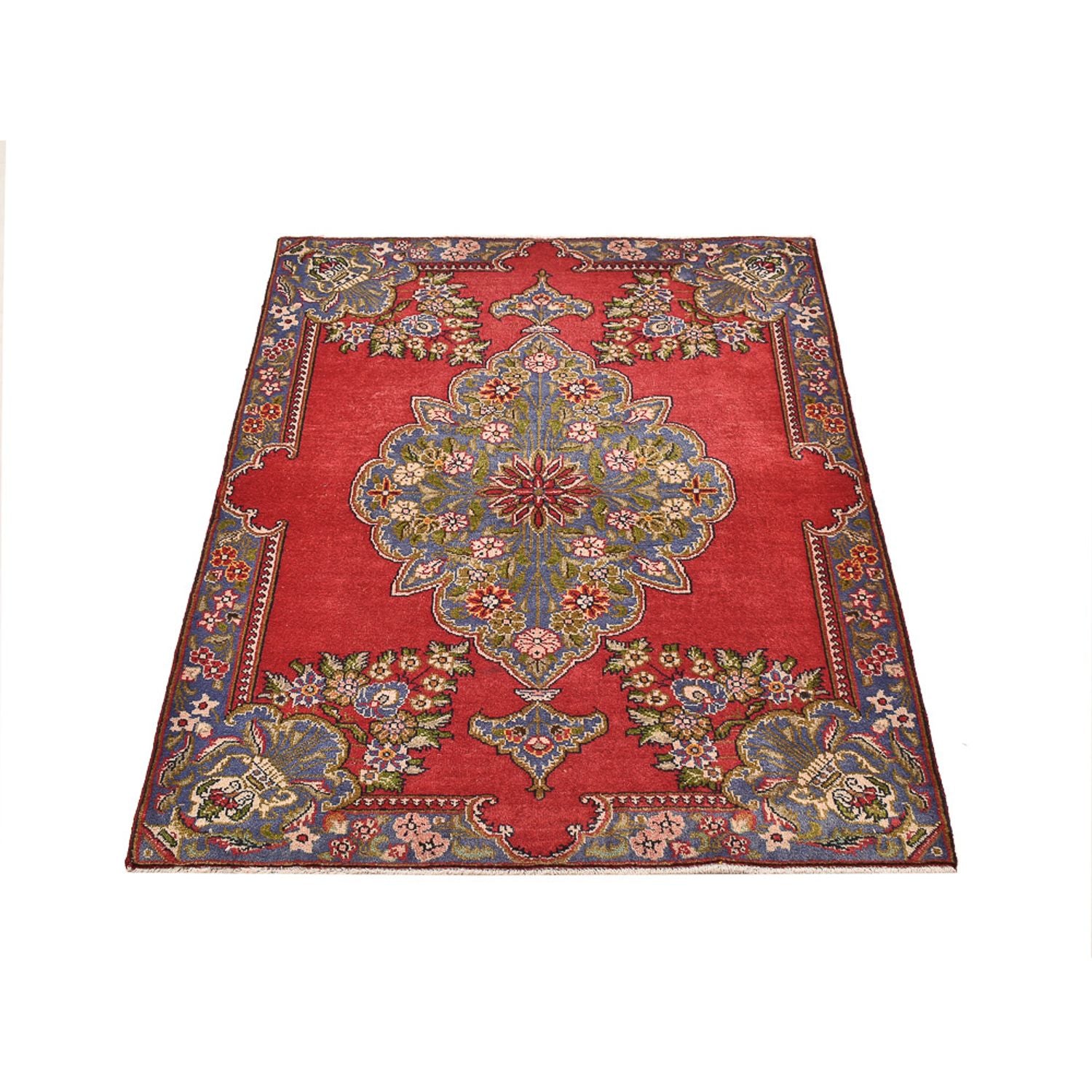 Perserteppich - Täbriz - 142 x 100 cm - rot
