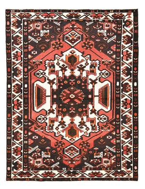 Perserteppich - Nomadic - 218 x 165 cm - mehrfarbig