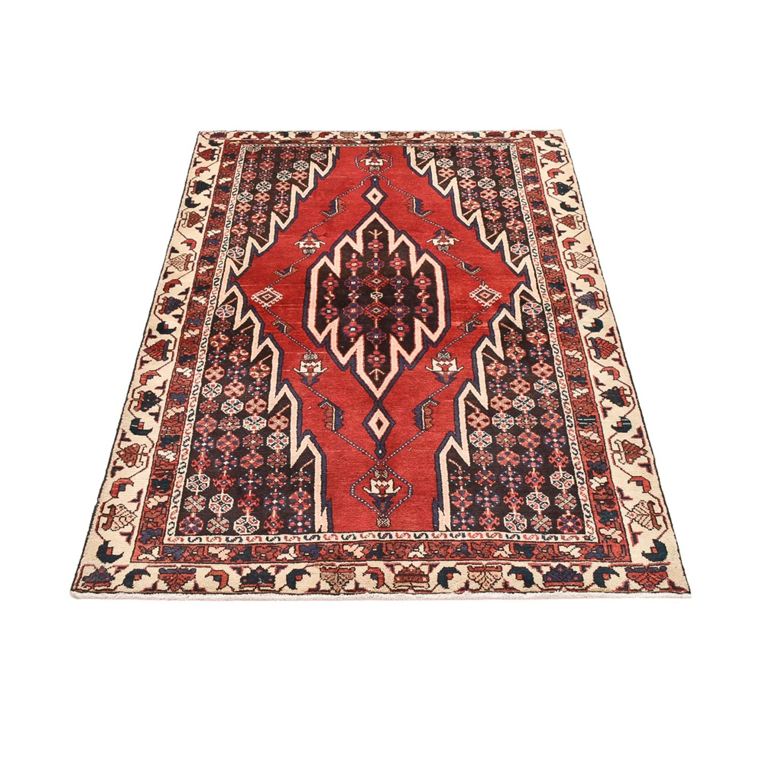 Perserteppich - Nomadic - 193 x 121 cm - mehrfarbig