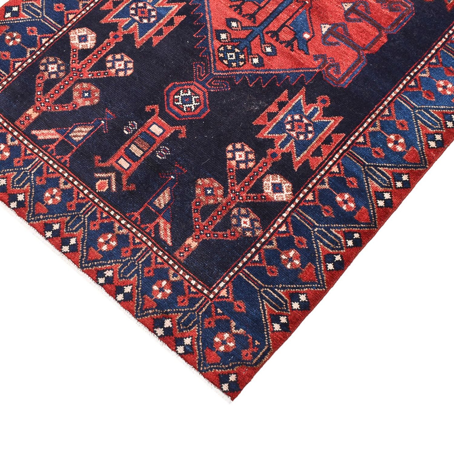 Läufer Perser - Nomadic - 285 x 102 cm - dunkelblau