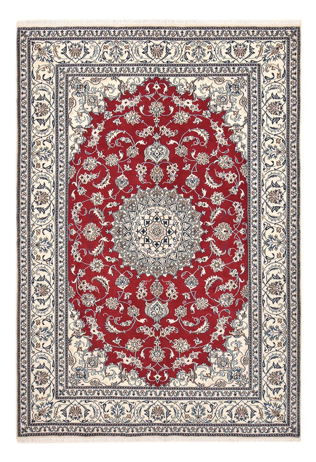 Perserteppich - Nain - 292 x 202 cm - rot