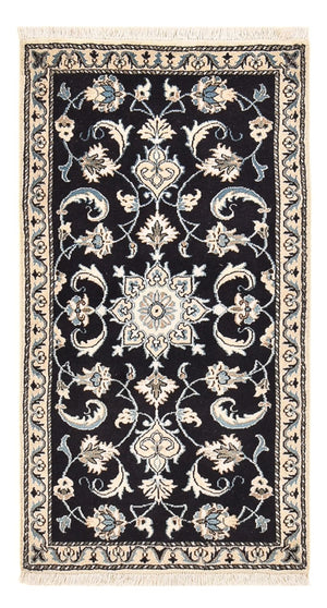 Perserteppich - Nain - 137 x 71 cm - dunkelblau