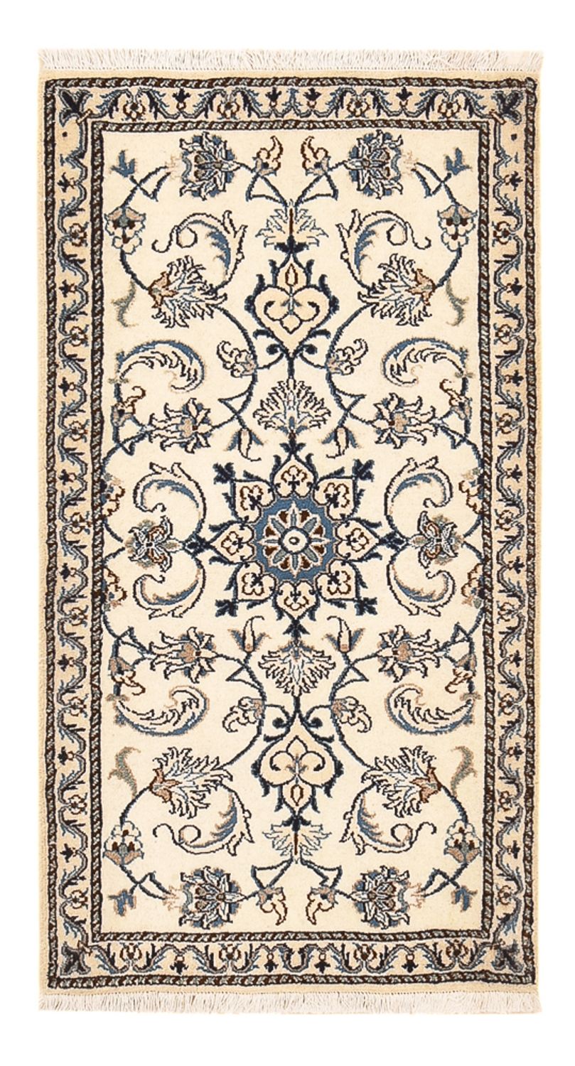 Perserteppich - Nain - 139 x 73 cm - creme